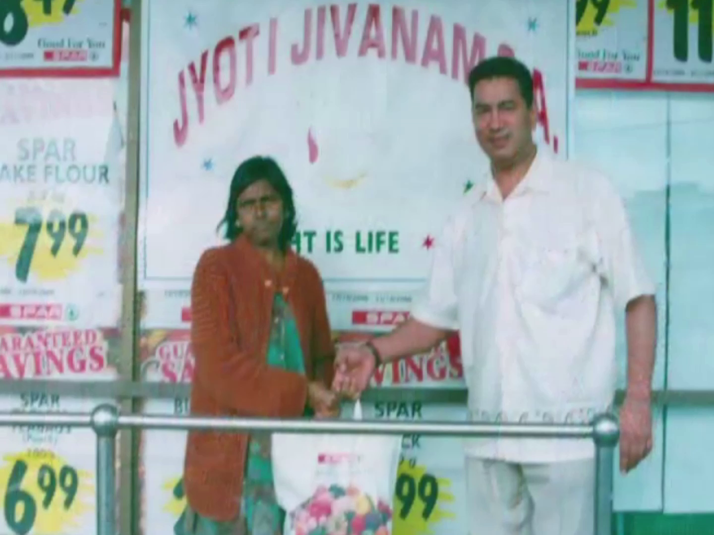 The original Jyoti Jivanam sign at Spar Newlands West where it all began in 2000